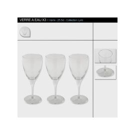 3 Verres à Vin Lyric