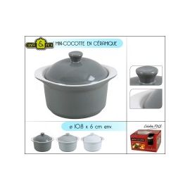 Mini-Cocotte ronde en céramique 10.8 cm