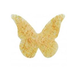 48 papillons sisal orange - decoration fetes pas cher - Badaboum.fr