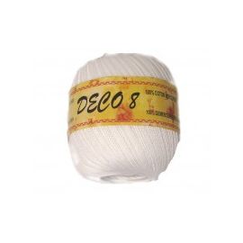 Coton à crocheter Déco 8 Blanc