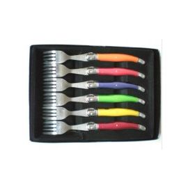 Set de 6 Fourchettes Laguiole Pastel