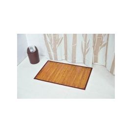 Tapis contour WC Uni marron, tapis toilette - Badaboum