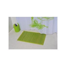 Tapis bambou grandes lattes vert