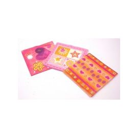 12 Serviettes variées 3 motifs pop