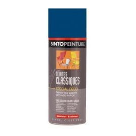 Bombe peinture Bleu gentiane brillant 400mL