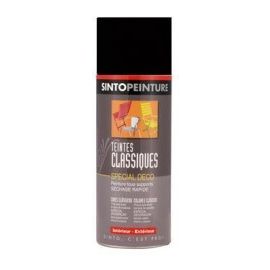 Bombe peinture Noir satin 400mL