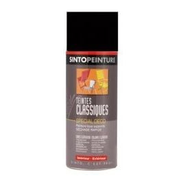 Bombe peinture Noir mat 400mL