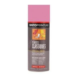 Bombe peinture Rose poupée brillant 400mL