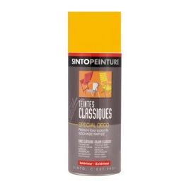 Bombe peinture Jaune colza brillant 400mL