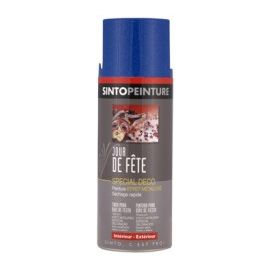 Bombe peinture effet metallisé bleu 400mL