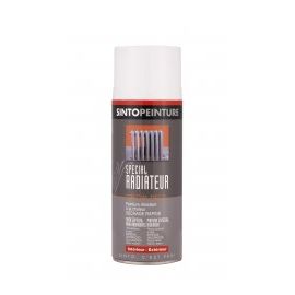 Bombe peinture Blanc mat radiateur 400mL