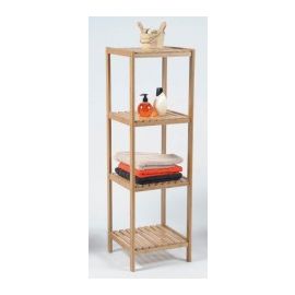 Meuble 4 étagères Bambou
