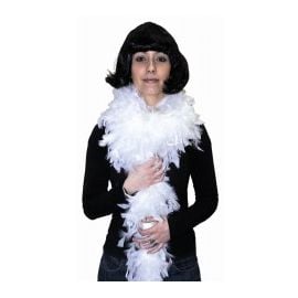 Boa plume Blanc - decoration fetes pas cher - Badaboum.fr