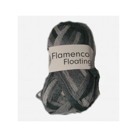 pelote de fil à tricoter flamenco floating gris