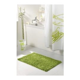 Tapis de bain chenille Vert Anis