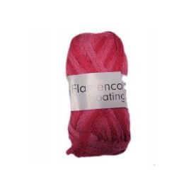 pelote de fil à tricoter flamenco floating Framboise