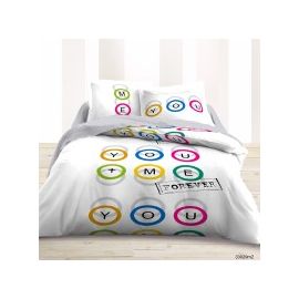 Parure de couette Forever - decoration fetes pas cher - Badaboum.fr