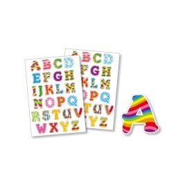 2 planches de gommettes Alphabets