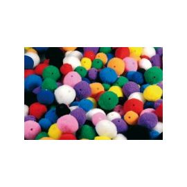 Lot de 48 pompons perles