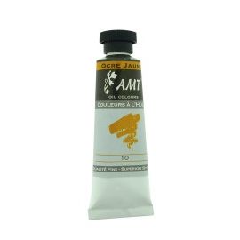 Tube de peinture à l'huile Ocre jaune 45ml