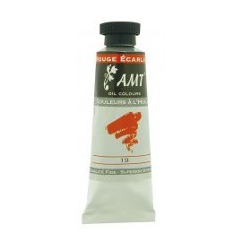 Tube de peinture à l'huile Rouge ecarlate 45ml