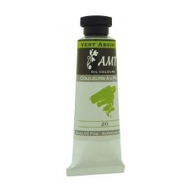 Tube de peinture à l'huile Vert absinthe 45ml