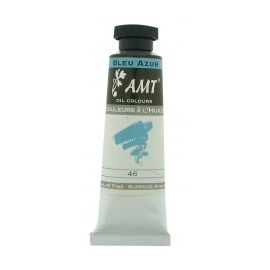 Tube de peinture à l'huile Bleu Azur 45ml