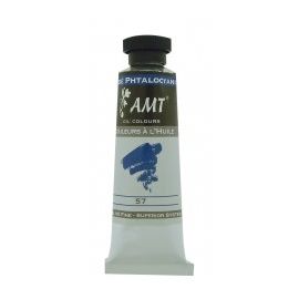 Tube de peinture à l'huile Bleu de phtalocyane 45ml