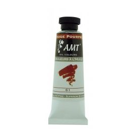 Tube de peinture à l'huile Rouge pourpre 45ml