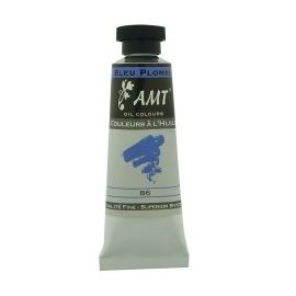 Tube de peinture à l'huile Bleu plombe 45ml