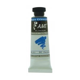 Tube de peinture à l'huile Bleu céruléen 45ml