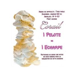 1 pelote de fil à tricoter Corail Mer du Nord