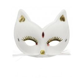 Masque Loup Chat Blanc