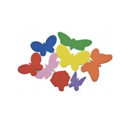 Gommettes Mousse Assorties animaux ou papillons