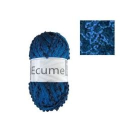 Fil à tricoter Cheval Blanc Ecume Bleu Nattier