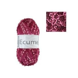 Fil à tricoter Cheval Blanc Ecume Framboise