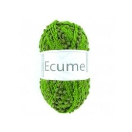 Fil à tricoter Cheval Blanc Ecume Olive Lurex