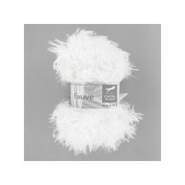 pelote de fil à tricoter Cheval Blanc Fauve Blanc 