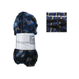 pelote de fil à tricoter Persane Cheval Blanc Bleu Noir