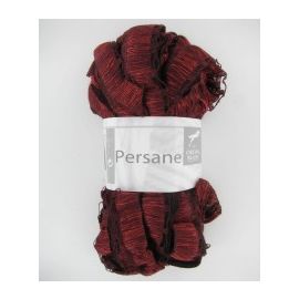 pelote de fil à tricoter Persane Cheval Blanc Rouge Lurex