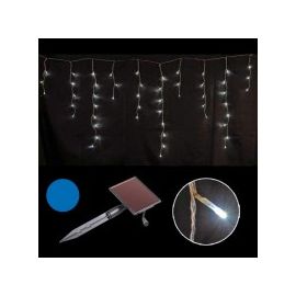 Guirlande stalactite solaire 150 LED Bleues
