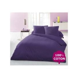 Housse de couette 1 personne 140x200 cm Violet