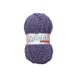 pelote de fil à tricoter tricot douceur parme