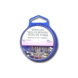 Epingles têtes de verre x95pcs