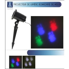 Projecteur LED Lumineux Bonhomme de neige