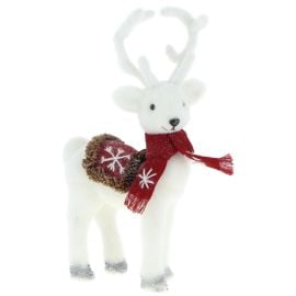 Renne de noel polaire avec echarpe