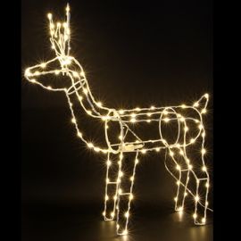Renne lumineux pas cher 120 Nano LED Blanc chaud
