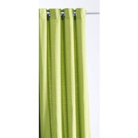 Rideau Jacquard Paille de Riz Vert anis