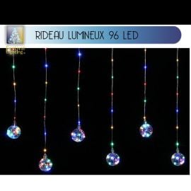 Rideau lumineux avec Boules 96 LED