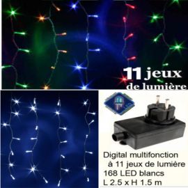 Rideau lumineux DIGITAL 168 LED